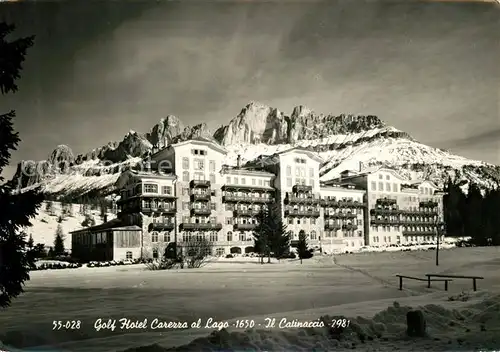 AK / Ansichtskarte Carezza Golf Hotel