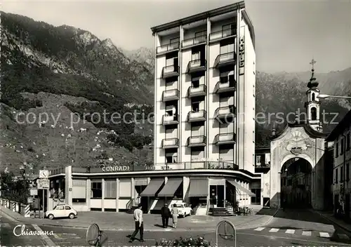 AK / Ansichtskarte Chiavenna Hotel Conradi Kat. Italien
