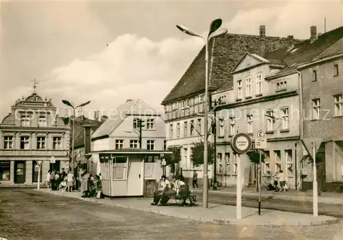 AK / Ansichtskarte Ueckermuende Mecklenburg Vorpommern Karl Marx Platz Kat. Ueckermuende