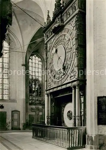 AK / Ansichtskarte Rostock Mecklenburg Vorpommern Kirche St Marien Astronomische Uhr Kat. Rostock