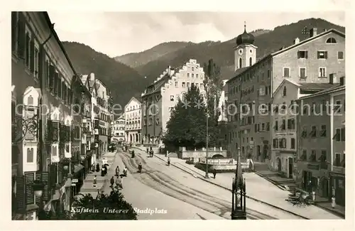 AK / Ansichtskarte Kufstein Tirol Unterer Stadtplatz Kat. Kufstein
