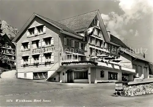 AK / Ansichtskarte Wildhaus SG Hotel Sonne Kat. Wildhaus Lisighaus