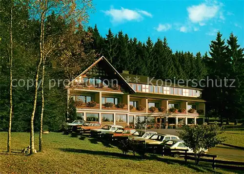 AK / Ansichtskarte Fredeburg Schmallenberg Hotel Pension Klein Kleins Wiese