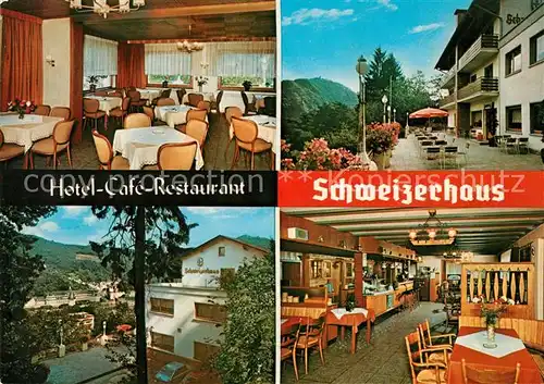AK / Ansichtskarte Bad Ems Hotel Restaurant Schweizerhaus Cafeterrasse Kat. Bad Ems