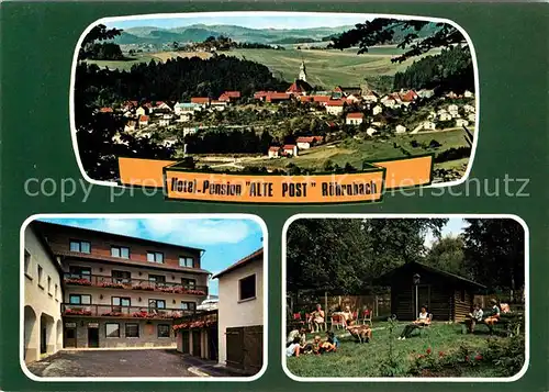 AK / Ansichtskarte Roehrnbach Hotel Pension Alte Post Panoraa Liegewiese Kat. Roehrnbach