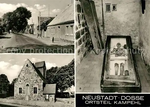 AK / Ansichtskarte Kampehl Wehrkirche mumifizierter Leichnam Ritter von Kohlbutz  Kat. Neustadt Dosse