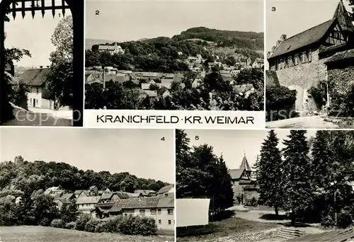 AK / Ansichtskarte Kranichfeld Niederburg Schlossberg Oberschloss Freilichtbuehne Kat. Kranichfeld