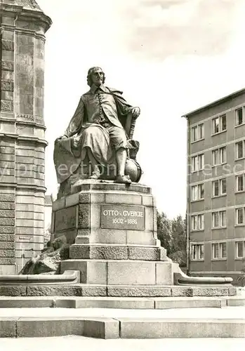 AK / Ansichtskarte Magdeburg Otto von Guericke Denkmal Kat. Magdeburg