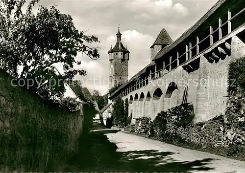 AK / Ansichtskarte Rothenburg Tauber Klingenschuett Kat. Rothenburg ob der Tauber