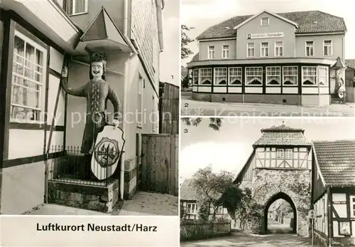 AK / Ansichtskarte Neustadt Harz Roland FDGB Erholungsheim Ratskeller Altes Tor Kat. Neustadt Harz
