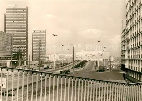 AK / Ansichtskarte Halle Saale Thaelmannplatz Hochstrasse Kat. Halle