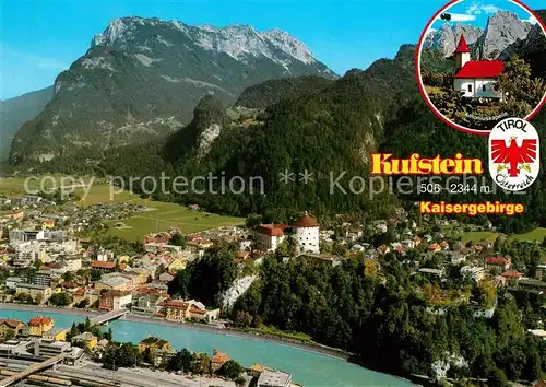 AK / Ansichtskarte Kufstein Tirol Kaisergebirge Fliegeraufnahme Kat. Kufstein