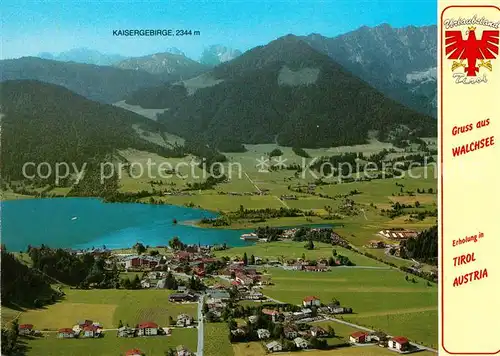 AK / Ansichtskarte Walchsee Tirol Fliegeraufnahme Kat. Walchsee