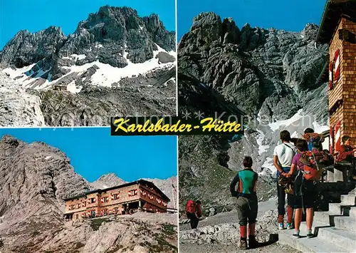 AK / Ansichtskarte Karlsbader Huette Dolomiten Kat. Tristach Lienz