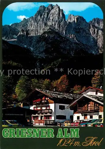 AK / Ansichtskarte Kirchdorf Tirol Unterkunftshaus Griesneralm Wilder Kaiser Kat. Kirchdorf in Tirol Wilder Kaiser