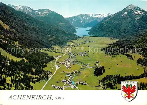 AK / Ansichtskarte Achenkirch Fliegeraufnahme Tal Rofan Kat. Achenkirch am Achensee