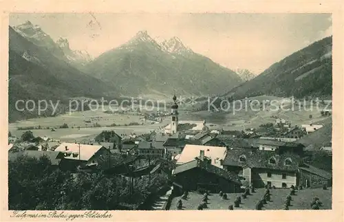 AK / Ansichtskarte Fulpmes Tirol im Stubai gegen Gletscher Kat. Fulpmes