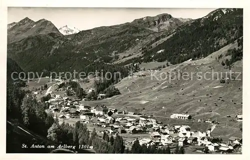 AK / Ansichtskarte St Anton Arlberg Fliegeraufnahme Kat. St. Anton am Arlberg