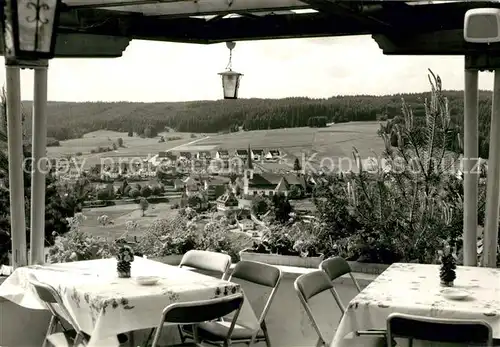 AK / Ansichtskarte Schonach Schwarzwald Cafe Berghuesli Kat. Schonach im Schwarzwald