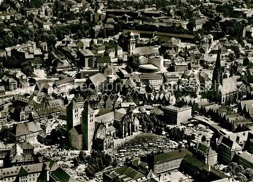 AK / Ansichtskarte Muenster Westfalen Fliegeraufnahme Altstadt Kat. Muenster