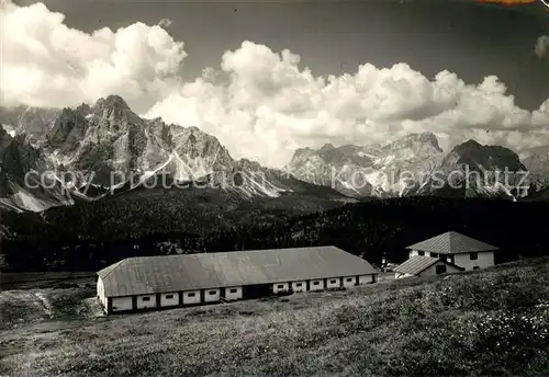 AK / Ansichtskarte Sexten Sesto Suedtirol Nemesalpe mit Rotwandspitze Kat. Bozen