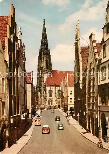 AK / Ansichtskarte Muenster Westfalen Prinzipalmarkt Kat. Muenster