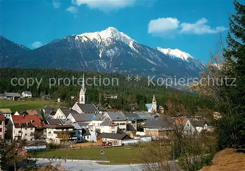 AK / Ansichtskarte Hermagor Kaernten mit Spitzegel Kat. Hermagor Pressegger See