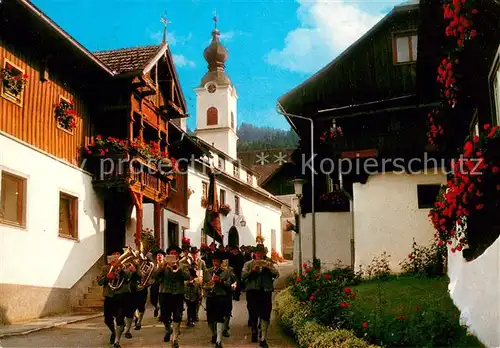 AK / Ansichtskarte Markt Haus Ennstal Blaskapelle Kirche Kat. Haus