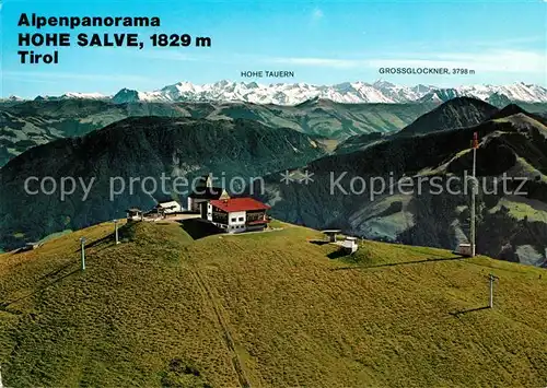 AK / Ansichtskarte Hohe Salve Alpenpanorama Kat. Hopfgarten im Brixental