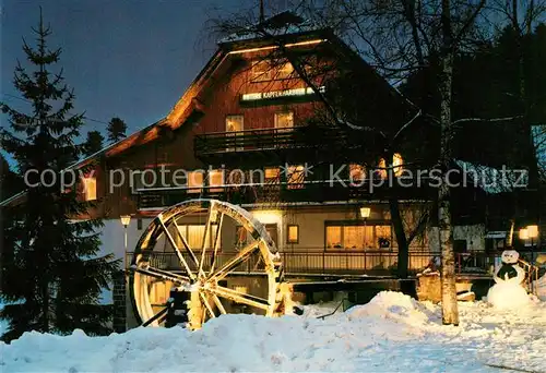 AK / Ansichtskarte Unterreichenbach Calw Gasthaus Pension Karpfenhardter Muehle Winter Kat. Unterreichenbach