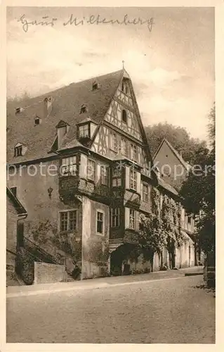 AK / Ansichtskarte Miltenberg Main Haus Miltenberg Kat. Miltenberg