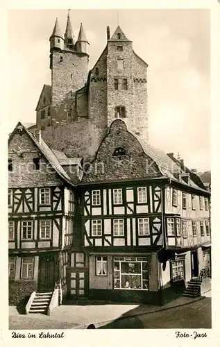 AK / Ansichtskarte Diez Lahn Fachwerk Buergermeisteram Grafenschloss Kat. Diez