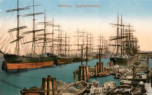 AK / Ansichtskarte Hamburg Segelschiffhafen Kat. Hamburg