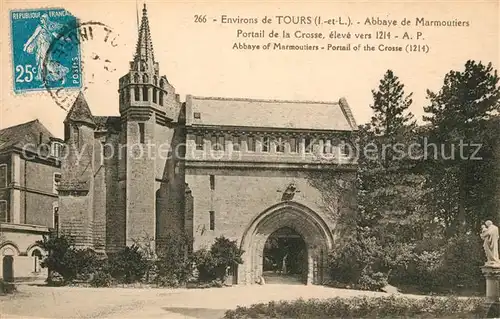 AK / Ansichtskarte Tours Indre et Loire Abbaye de Marmoutiers Kat. Tours