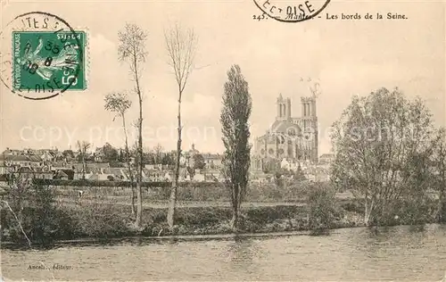 AK / Ansichtskarte Mantes sur Seine Les bords de la Seine Kat. Mantes la Jolie