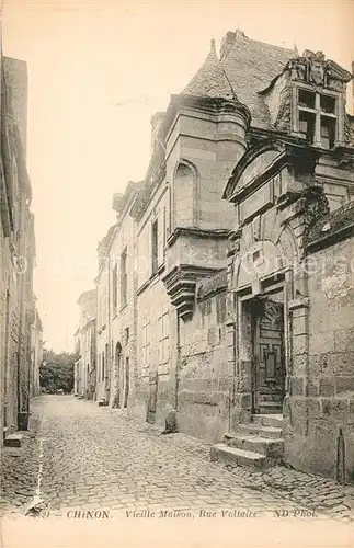 AK / Ansichtskarte Chinon Indre et Loire Vieille Maison Rue Voltaire Kat. Chinon