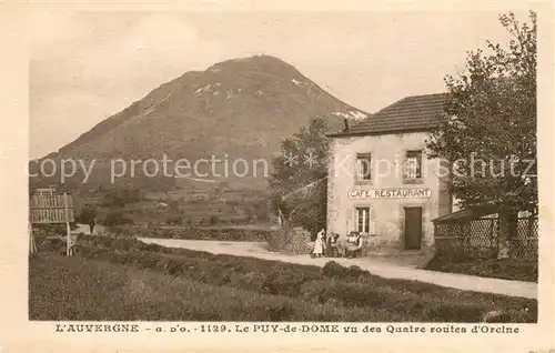 AK / Ansichtskarte Le Puy de Dome Vue des quatre routes d Orcine Kat. Ceilloux