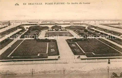 AK / Ansichtskarte Deauville Plage Fleurie La Jardin du Casino Kat. Deauville