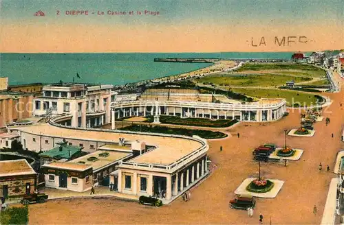 AK / Ansichtskarte Dieppe Seine Maritime Le Casino et la Plage Kat. Dieppe