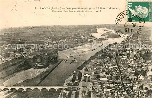 AK / Ansichtskarte Tours Indre et Loire Vue panoramique  Kat. Tours