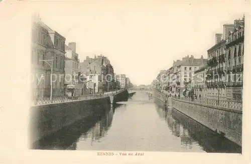 AK / Ansichtskarte Rennes Vue en Aval Kat. Rennes