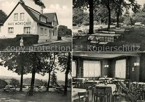 AK / Ansichtskarte Wuppertal Cafe Haus Monschau Kat. Wuppertal
