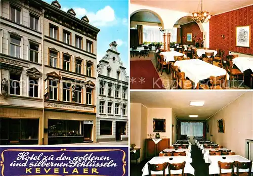 AK / Ansichtskarte Kevelaer Hotel zu den goldenen und silbernen Schluesseln Gastraeume Kat. Kevelaer