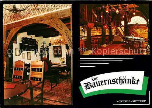 AK / Ansichtskarte Suttrup Gasthaus Zur Bauernschaenke Gastraeume Kat. Freren