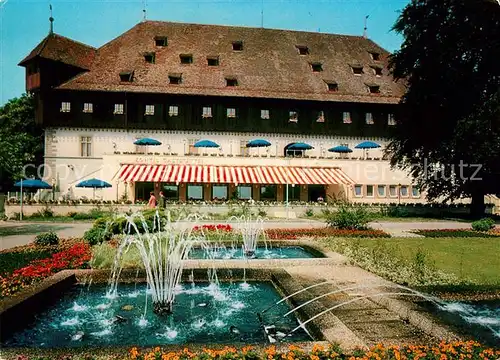 AK / Ansichtskarte Konstanz Bodensee Konzilgaststaetten Wasserspiele Kat. Konstanz