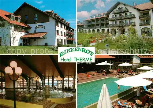 AK / Ansichtskarte Bad Griesbach Rottal Birkenhof Hotel Therme Hallen und Freibad Kat. Bad Griesbach i.Rottal