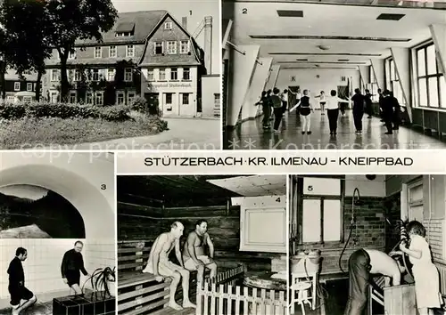 AK / Ansichtskarte Stuetzerbach Kneippbad Gymnastikhalle Wassertreten Sauna Kat. Stuetzerbach