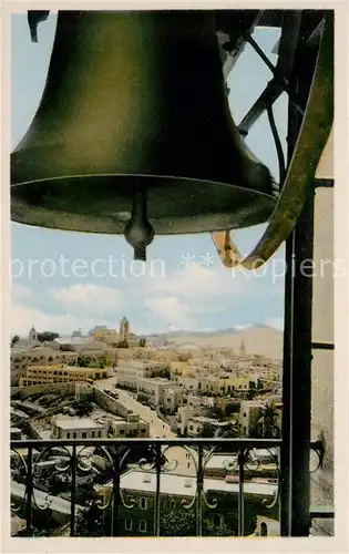 AK / Ansichtskarte Bethlehem Yerushalayim Christmas Bell with view of Bethlehem Kat. Bethlehem