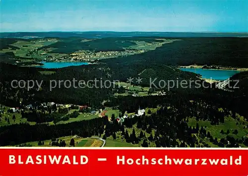 AK / Ansichtskarte Blasiwald Fliegeraufnahme Kat. Schluchsee