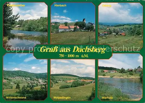 AK / Ansichtskarte Dachsberg Suedschwarzwald Hierbach Wittenschwand Wolpadingen Hierholz Urberg Kat. Dachsberg